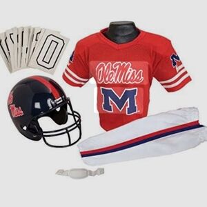 Red Ole Miss Football Jersey Set